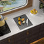 Fregadero cocina autocaravana 15x17" bajo encimera