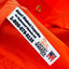 Manguito viento repuesto naranja 24x96pulg fabricado EE.UU.