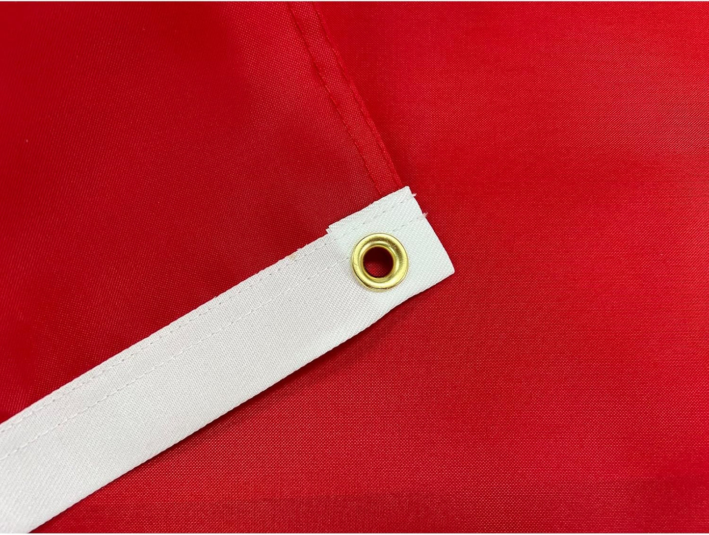Bandera roja de nailon 210D 3x5ft doble cara resistente