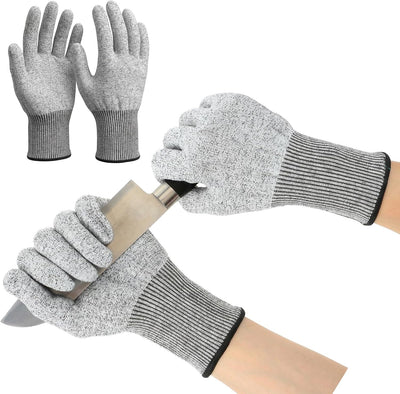 Guantes cortadores resistencia nivel 5 para cocina y jardinería