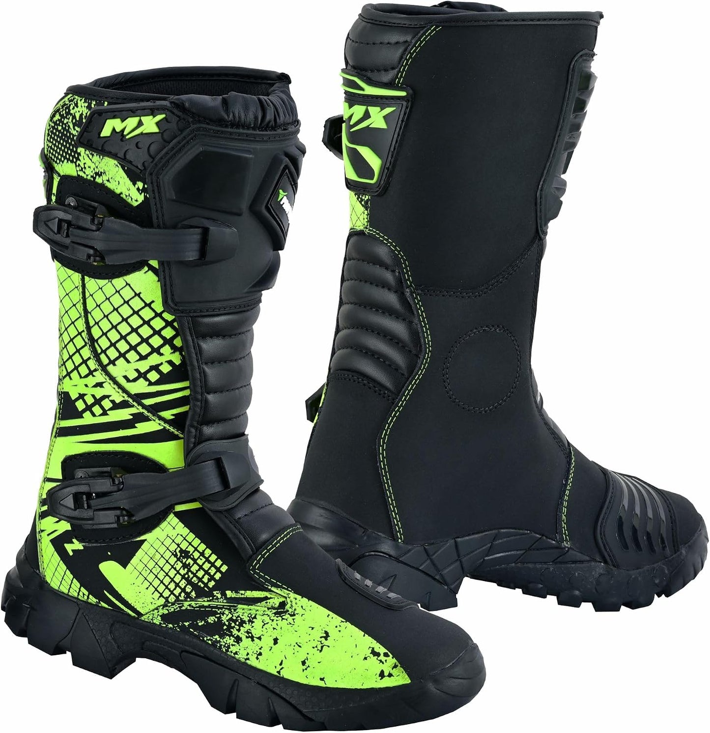 Botas motocicleta niños impermeables motocross