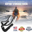 Estante pared kayak 125lb acero espuma interiores