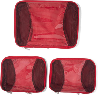Set 3 cubos compresión ligeros para viaje