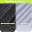Fundas apilables sillas patio impermeables 25" negro