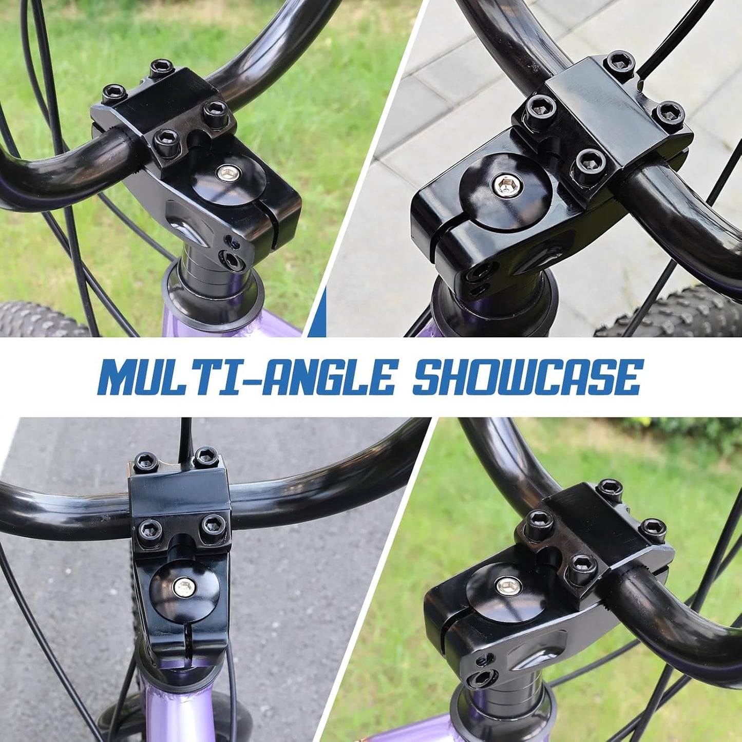 Vástago bicicleta BMX aluminio engranaje fijo