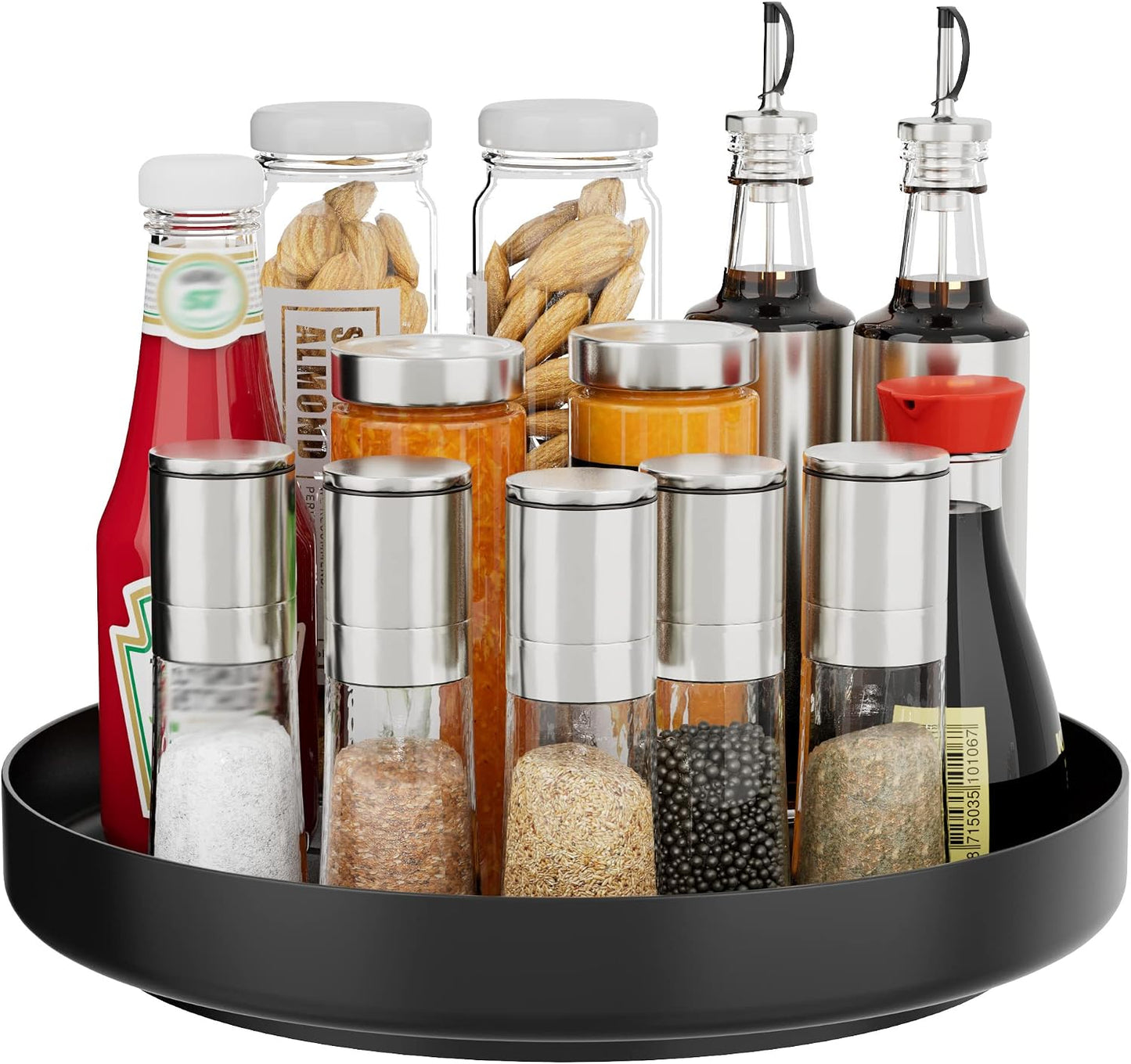 Organiz. giratorio metal 11" para cocina baño
