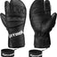 Guantes esquí piel cabra impermeables resist. al viento