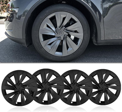 Fundas ruedas Tesla Model Y 19" negro mate 4pzas