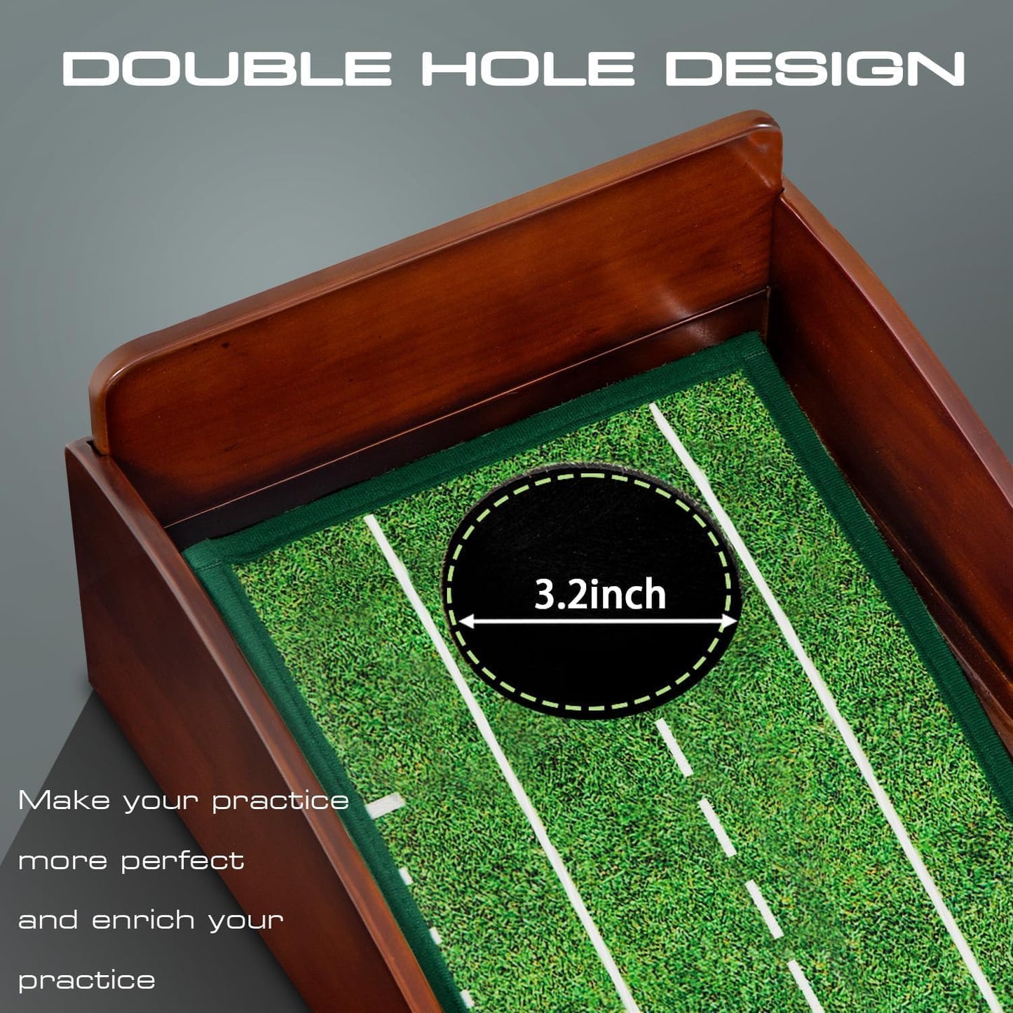 Mate práctica golf interior portátil fácil limpiar
