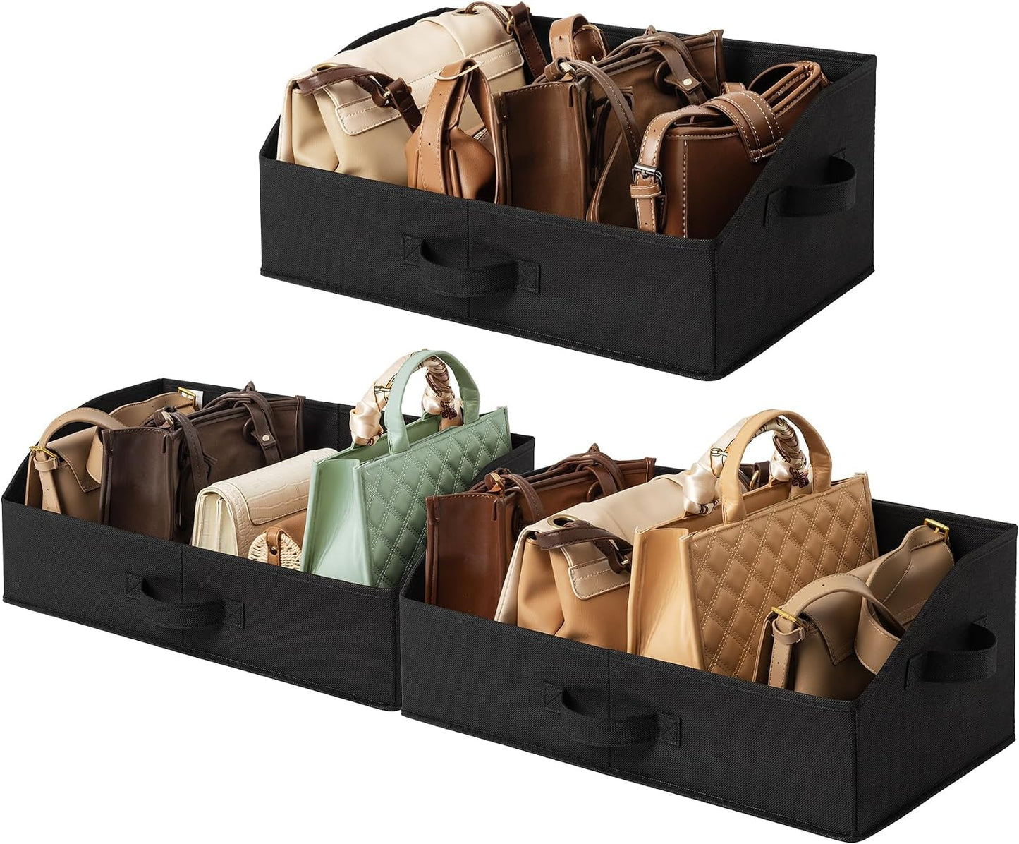 Canastas organizadoras trapezoidales plegables para ropa