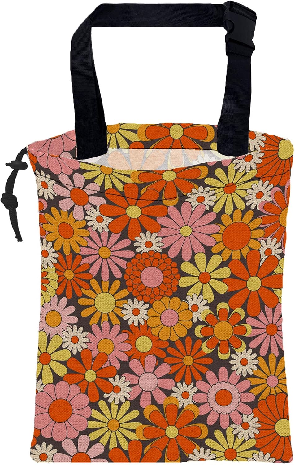 Bolsa basura automóvil diseño retro con cordón ajustable
