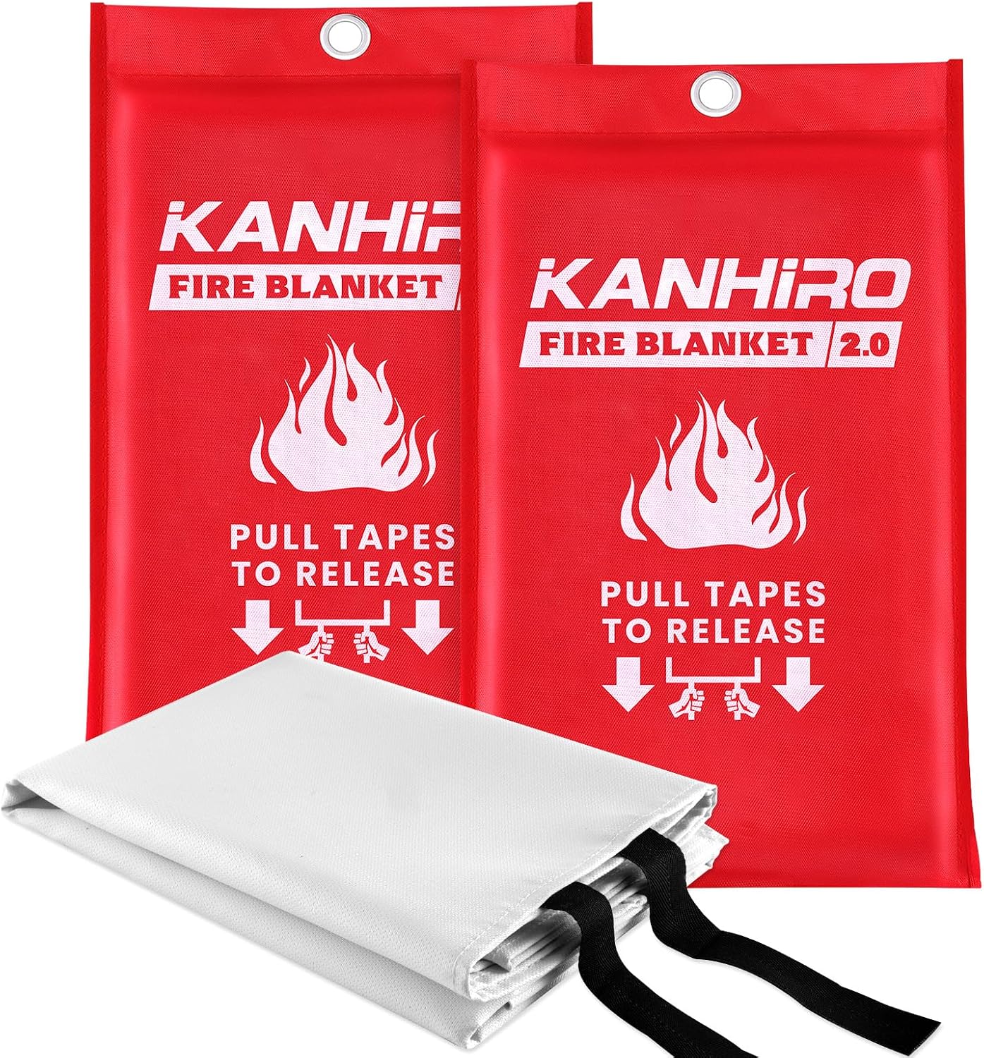 Manta fuego emergencia cocina 2 pzas 101.6x101.6cm