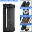 Aplique pared luz LED sensor atardecer negro