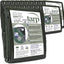 Lona polietileno reversible 6x8ft 20 Uds verde/plata