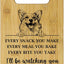 Tabla cortar decorativa para perros Corgi regalo mamá