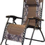Silla patio camuflaje acero marco zero gravity