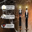 Velas LED cónicas negras parpadeantes control remoto Halloween