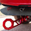 Gancho remolque aluminio rojo coche carreras