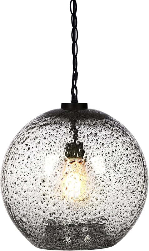 Iluminación colgante isla cocina vidrio transparente