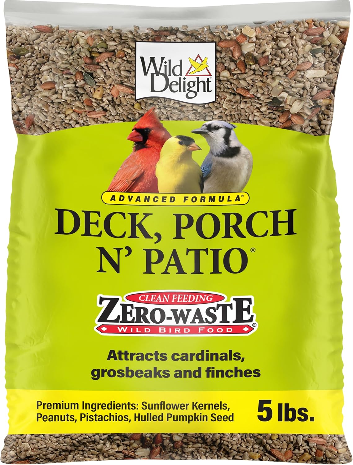 Alimento para pájaros sin residuos 5lb