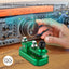 Llave Morse CW Ham con cuerpo aluminio verde