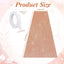 Alfombra pasillo 2.46x16.4ft grosor 55gsm color oro rosa