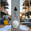 Llavero casco seguridad plástico blanco 3D