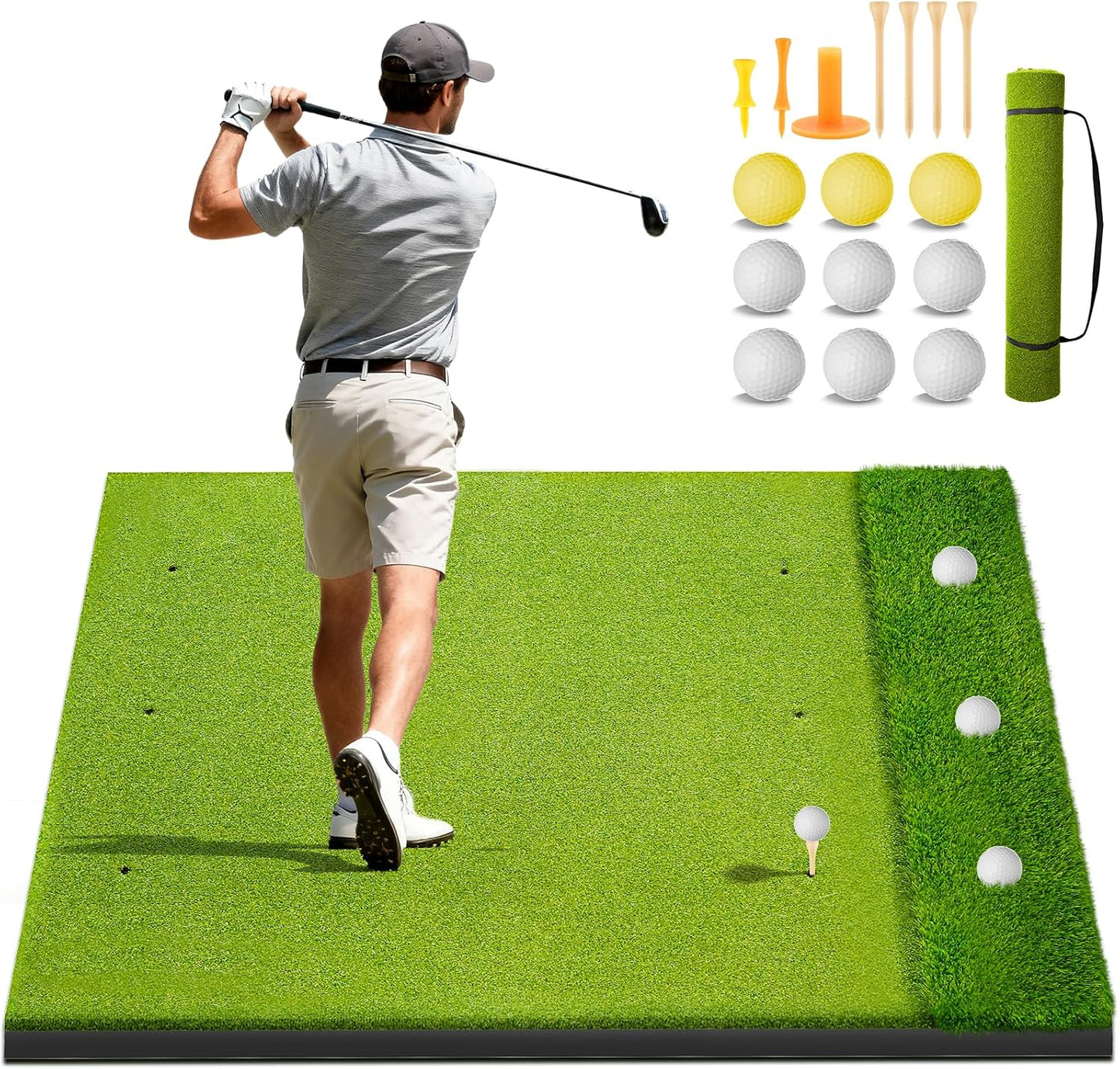 Alfombrilla golf resistente tapete practica interior