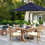 2 Pzas Cojines Silla Exterior 17x16pulg Impermeables Redondos