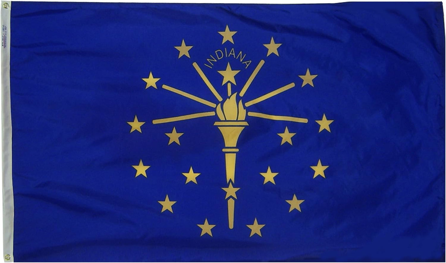 Bandera Indiana 3x5ft fabricada EE.UU.