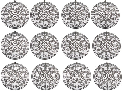 Paquete 12 a 8 pulg Sun Catcher acrílico circular