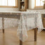 Mantel gasa blanca 60x84pulg color rosa claro tul primavera boda