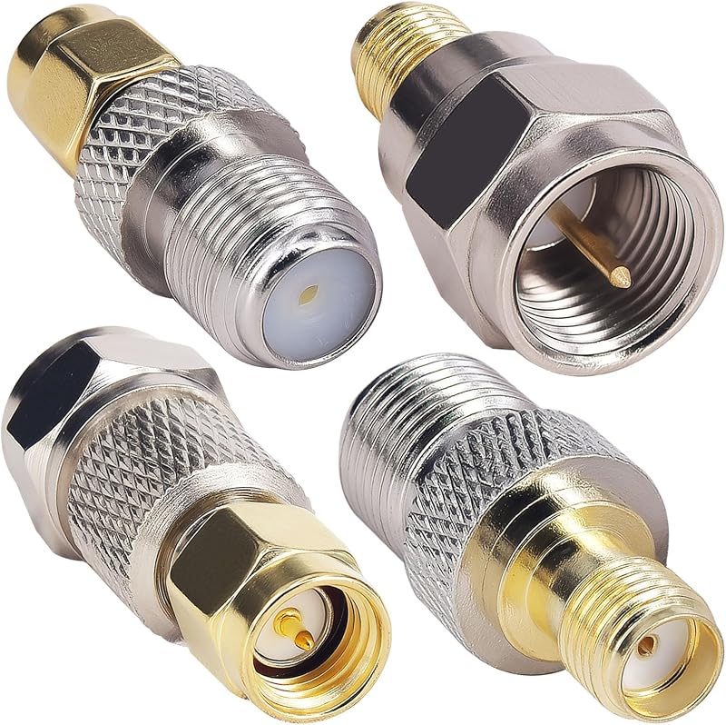 Kit adaptador SMA a F RF coaxial comp RG6 Baofeng