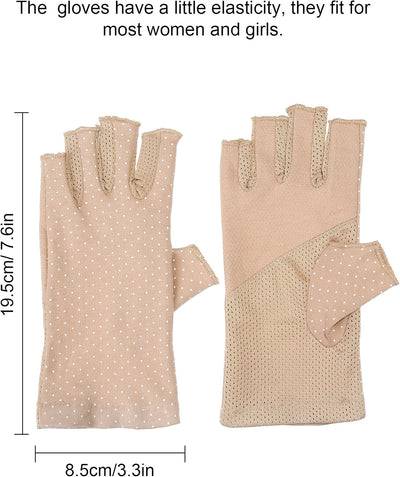 Guantes conducción verano antideslizantes UV mujer niña
