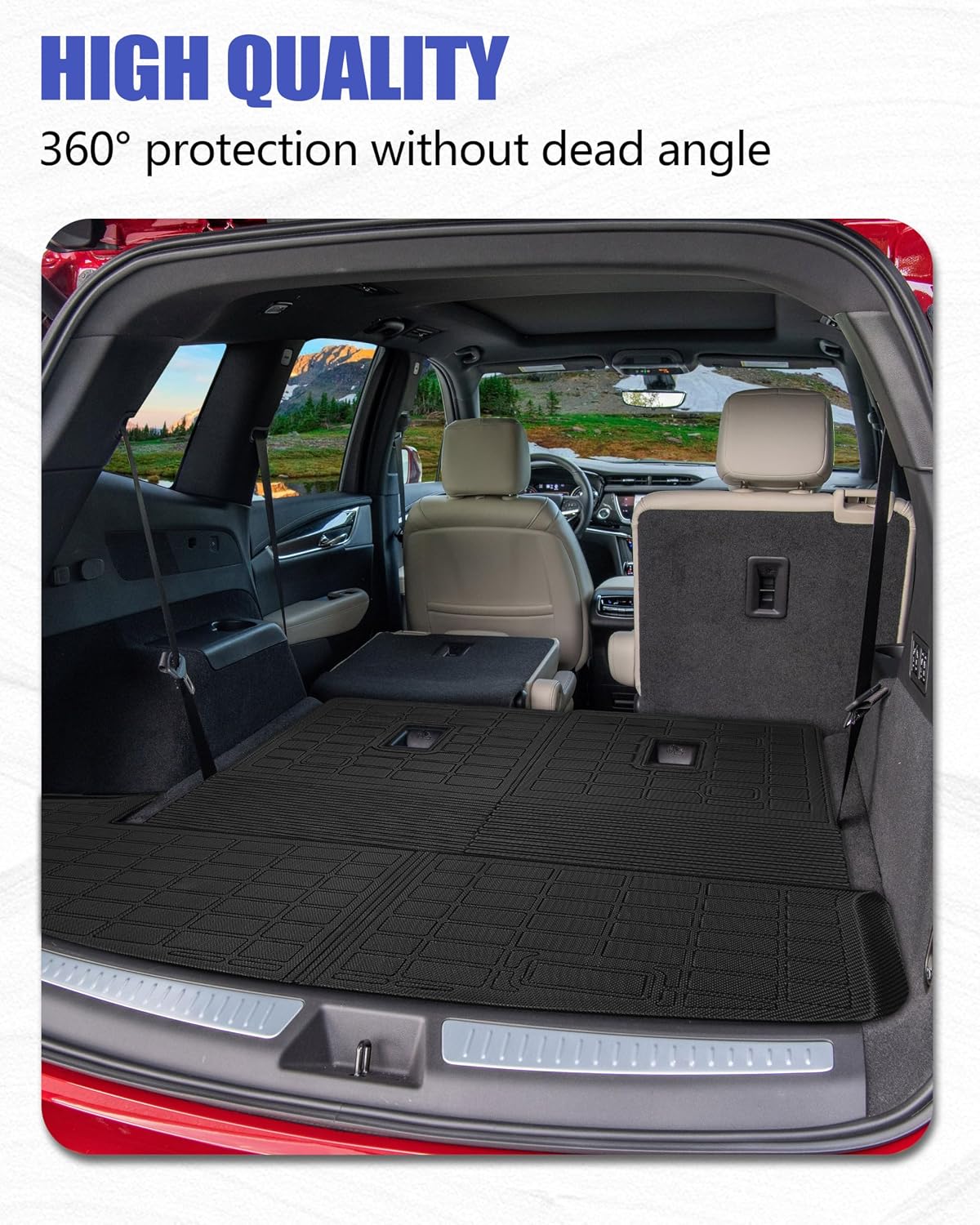 Tapete respaldo Cadillac XT6 20-25 antiderrap