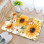 Tapete bienvenida girasol antiderrap 17x29.5pulg