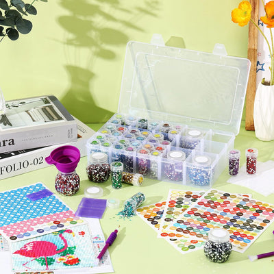 Set 1 Organiz. cuentas 42 rejillas para arte diamante