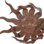 Decoración pared sol metal 21" al aire libre