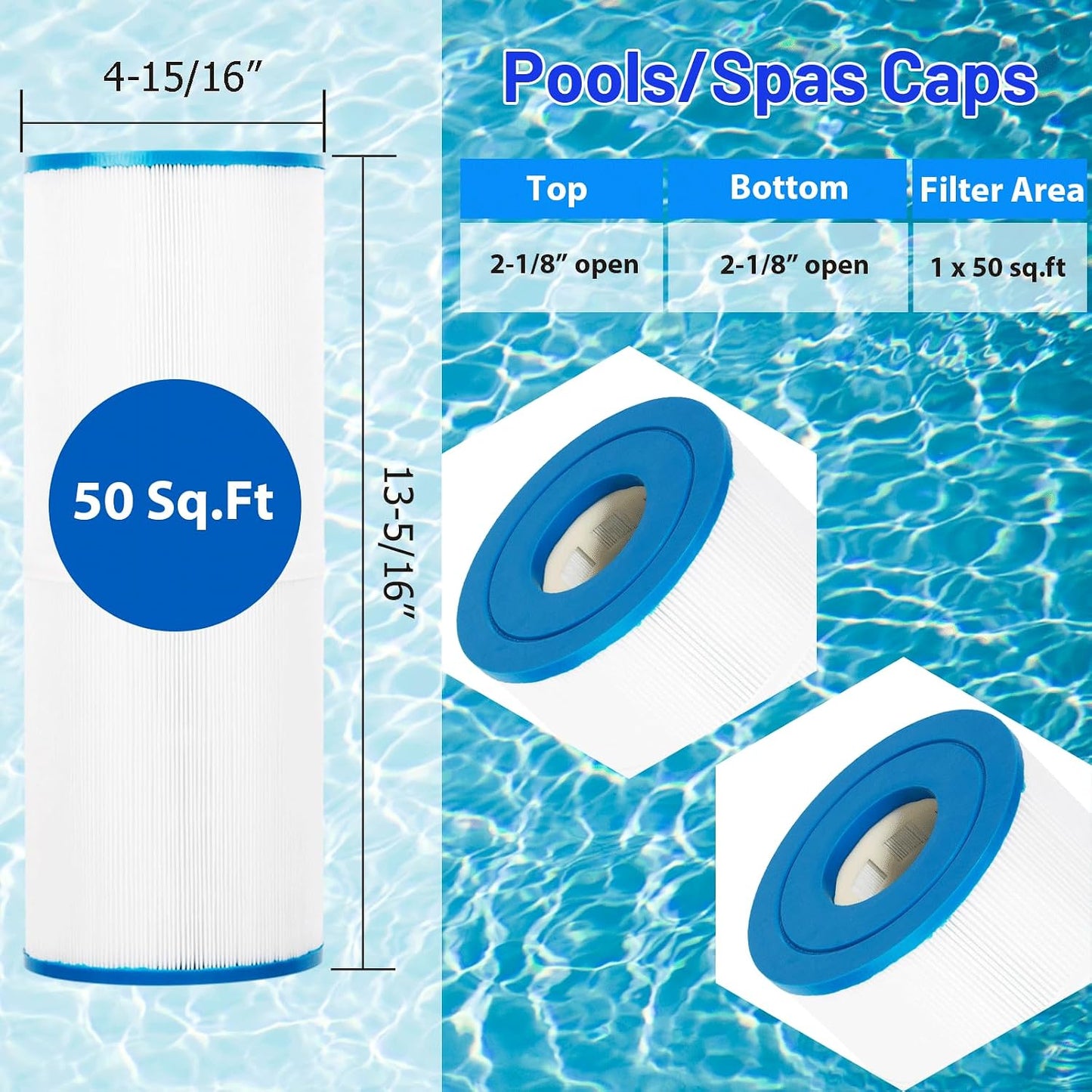 Cartucho filtro spa PRB50-IN reemplaza C-4950 FC-2390