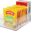 Contenedor transparente para cocina y despensa 12x8x3.75"