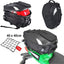 Bolsa asiento motocicleta impermeable con red carga