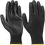 Guantes antiestáticos poliuretano sin costura transpirables