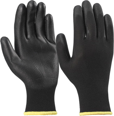 Guantes antiestáticos poliuretano sin costura transpirables