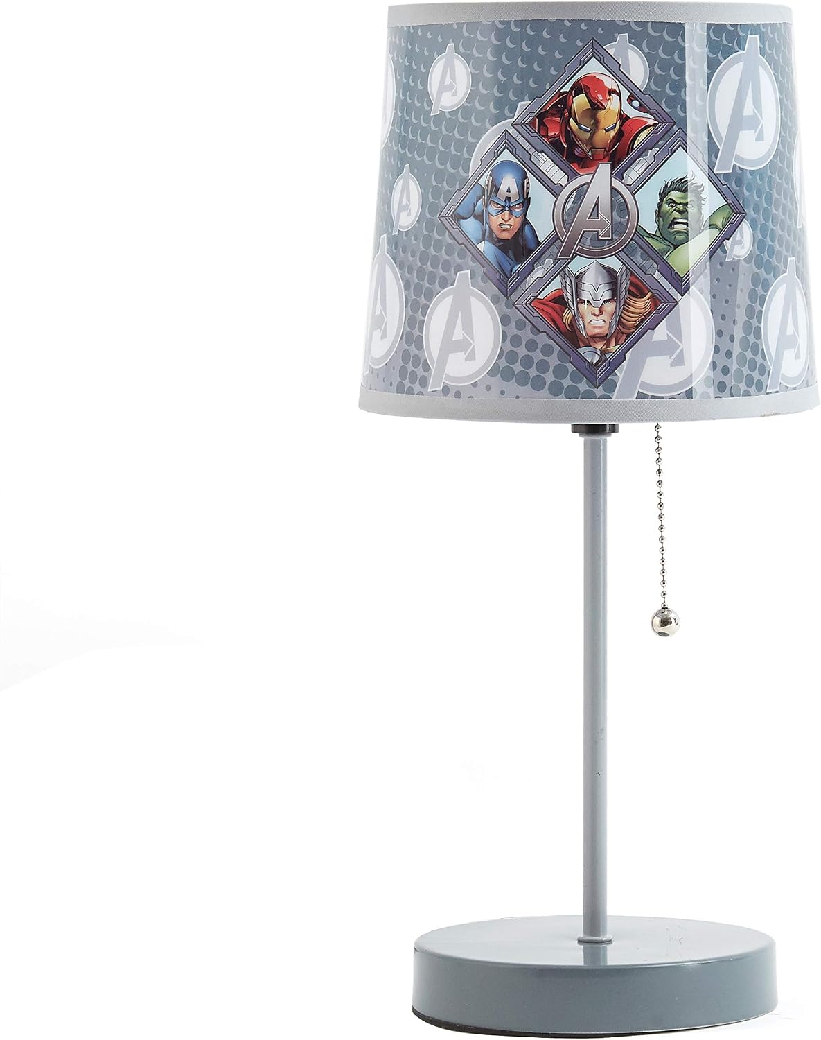 Lámpara mesa niños temática Avengers metal