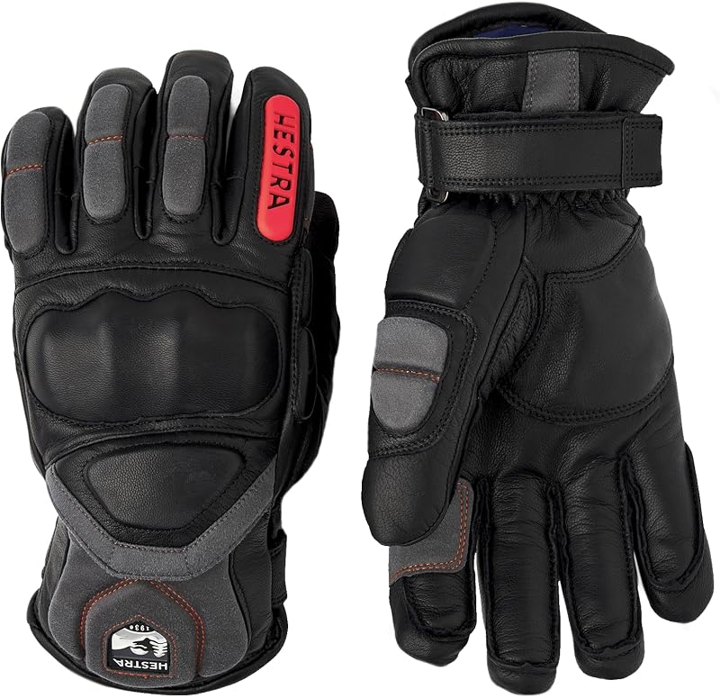 Guante esquí 5 dedos Hestra Impact Racing SR