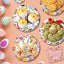 Juego de 96 platos de papel de Pascua con tazas y servilletas para 24 personas