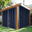 2 Cortinas impermeables exteriores con cremallera