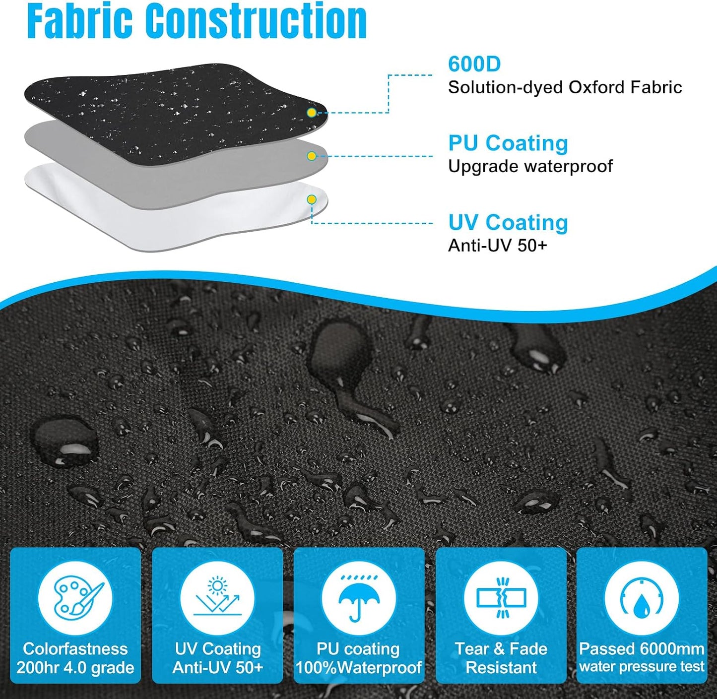 Funda impermeable moto acuática VX Cruiser 2021-25 600D UV