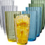Vasos plástico acrílico 20oz set 8 apilables