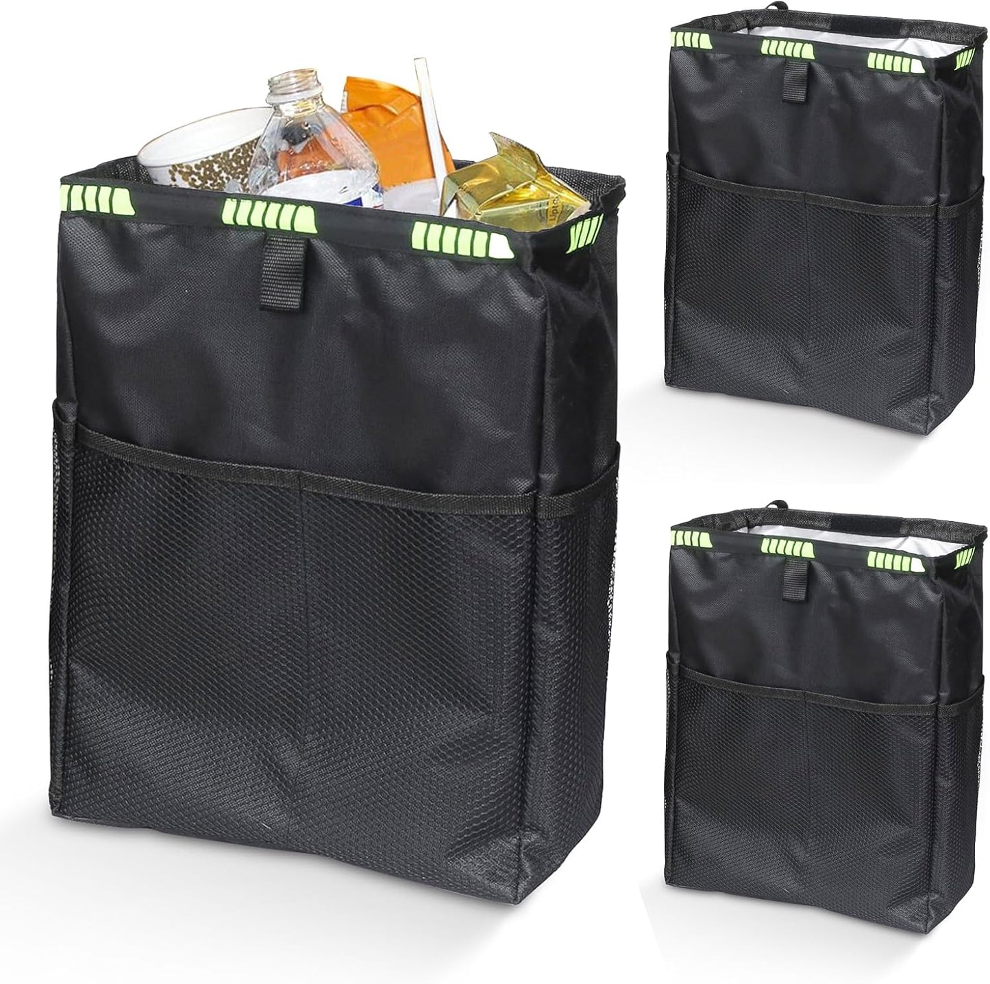 Cubo basura coche 3.5gal con bolsa colgante y correas
